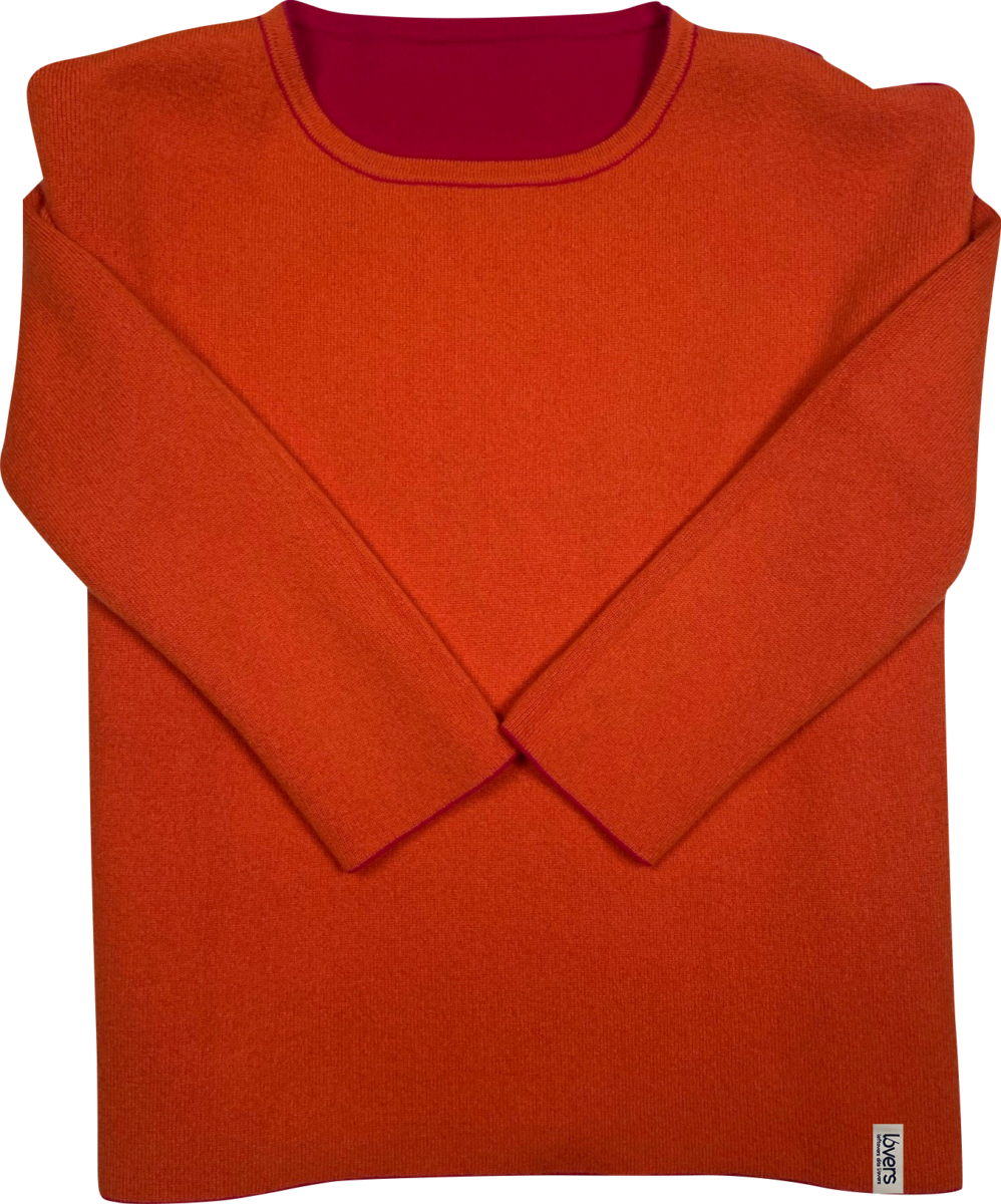 PULL RAS DU COU FEMME RÉVERSIBLE - 2 FILS - L/11