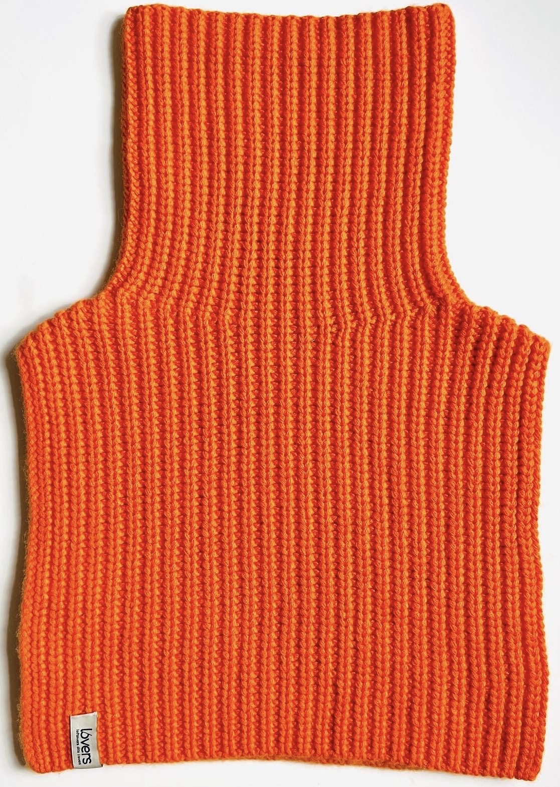 PLASTRON COL ROULE 100% CACHEMIRE 14 FILS L/56