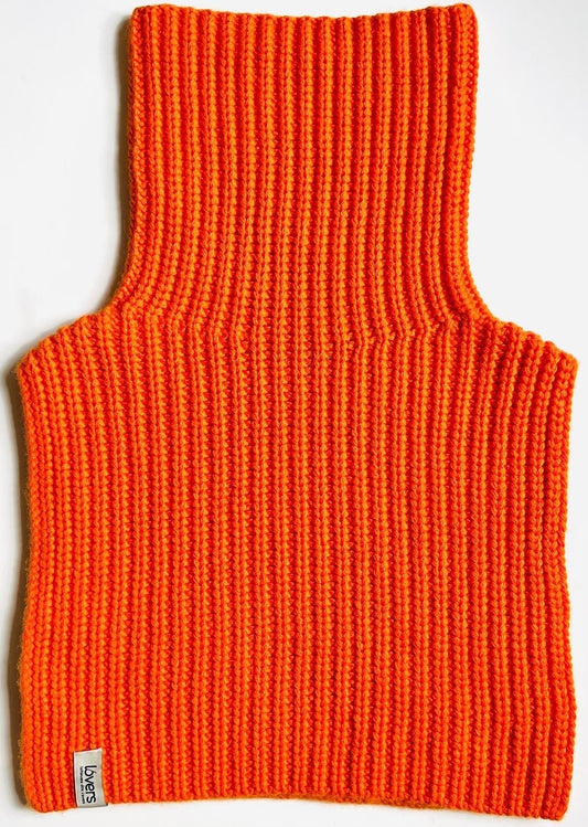 PLASTRON COL ROULE 100% CACHEMIRE 14 FILS L/56