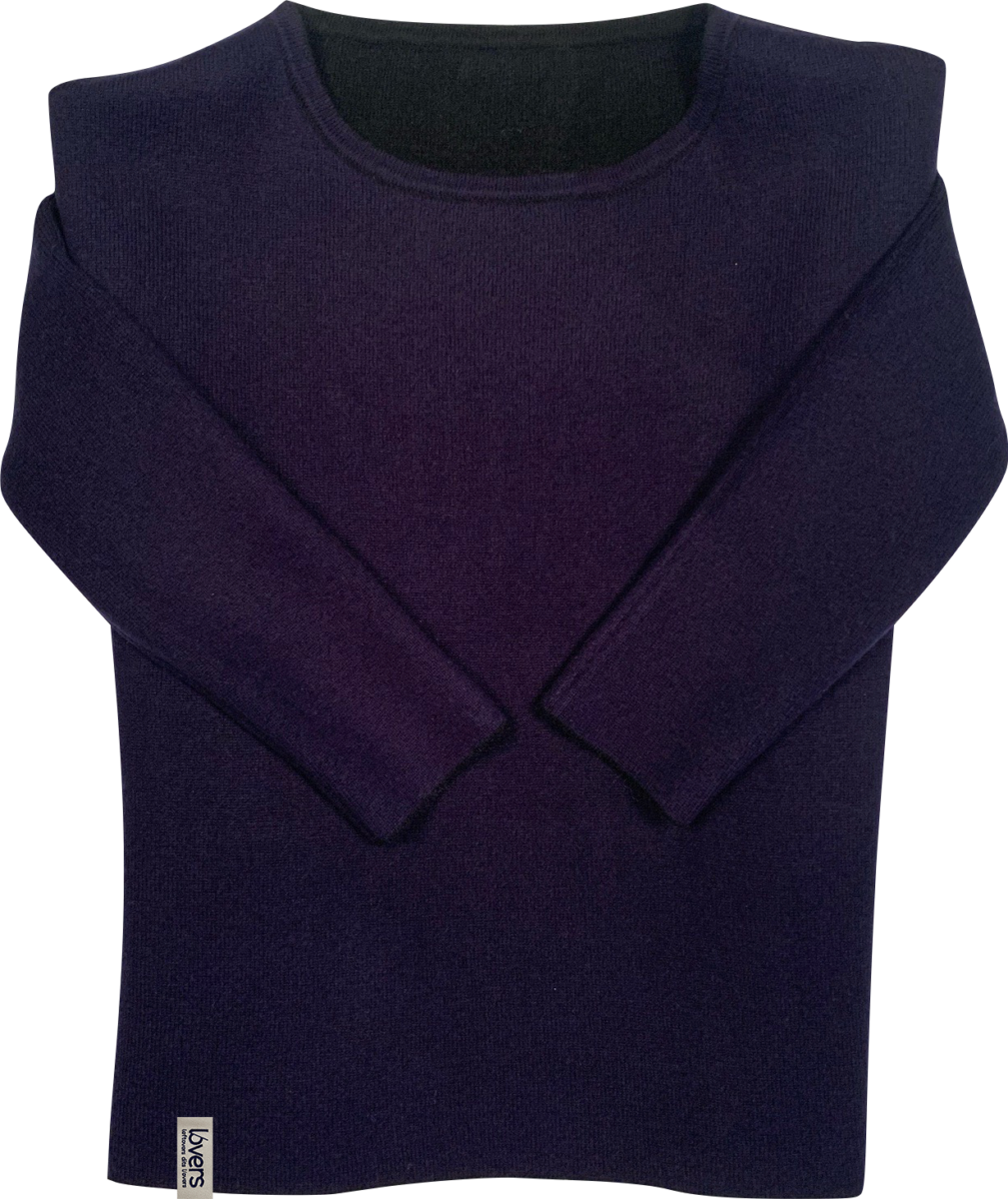 PULL RAS DU COU FEMME RÉVERSIBLE - 2 FILS - L/11