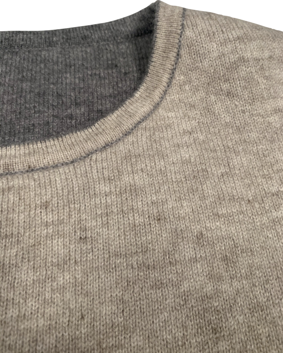 PULL RAS DU COU FEMME RÉVERSIBLE - 2 FILS - L/11