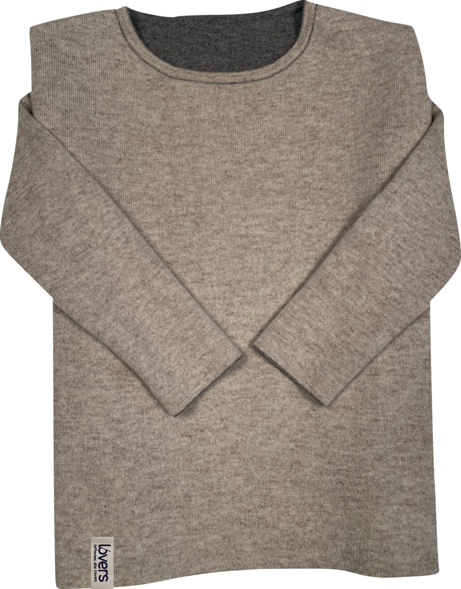 PULL RAS DU COU FEMME RÉVERSIBLE - 2 FILS - L/11