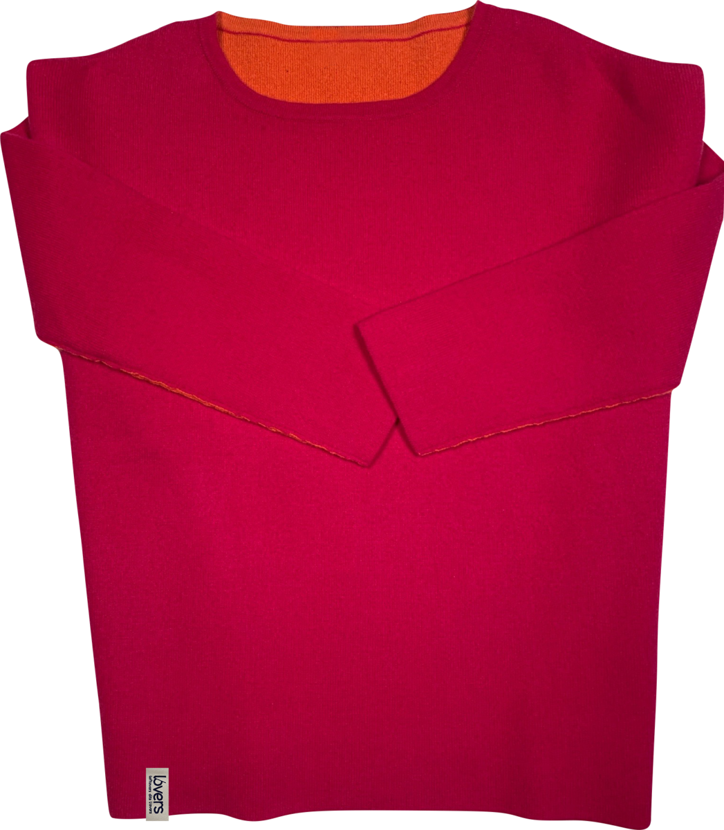 PULL RAS DU COU FEMME RÉVERSIBLE - 2 FILS - L/11