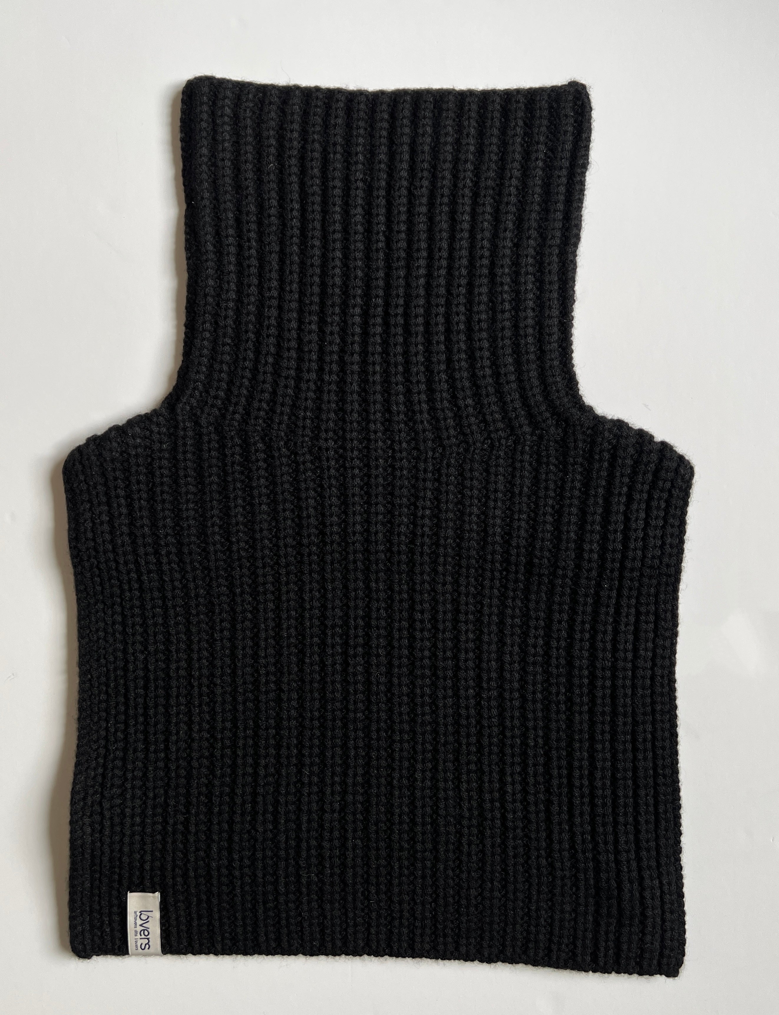 PLASTRON COL ROULE 100% CACHEMIRE 14 FILS L/56