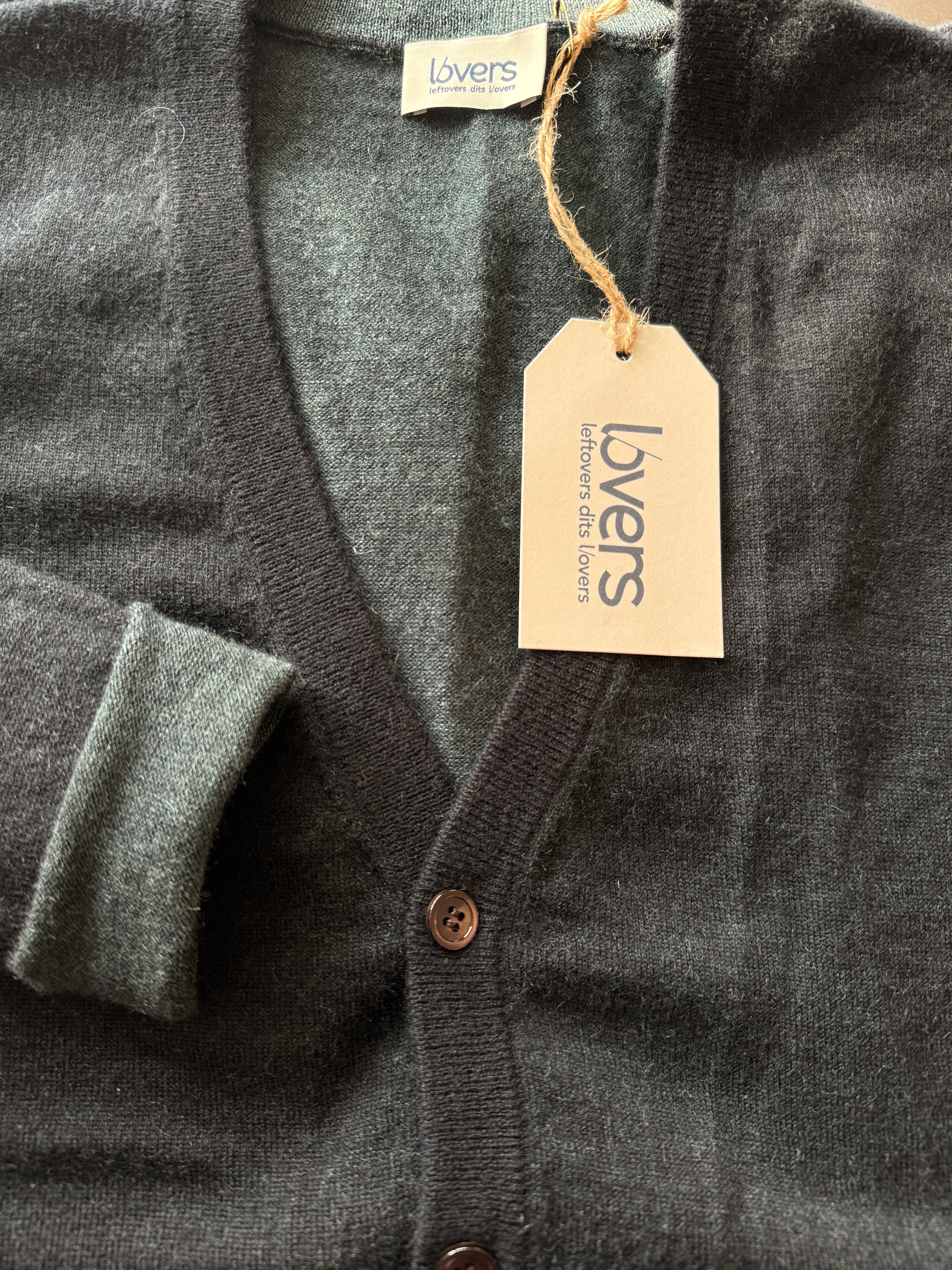 GILET MIXTE ULTRAFIN REVERSIBLE 100% CACHEMIRE L/80