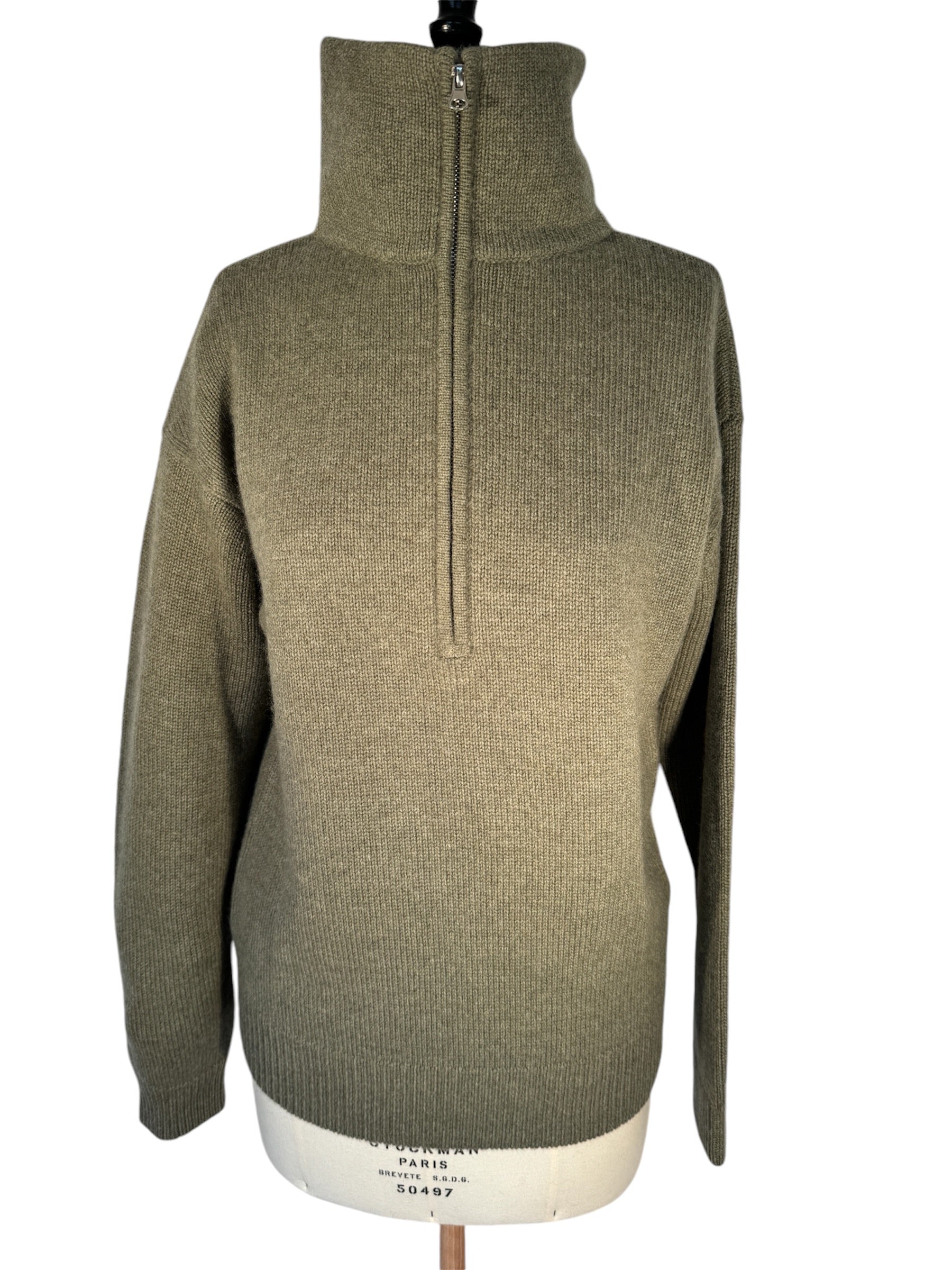 PULL CAMIONNEUR MIXTE 100% CACHEMIRE 8 FILS L/76