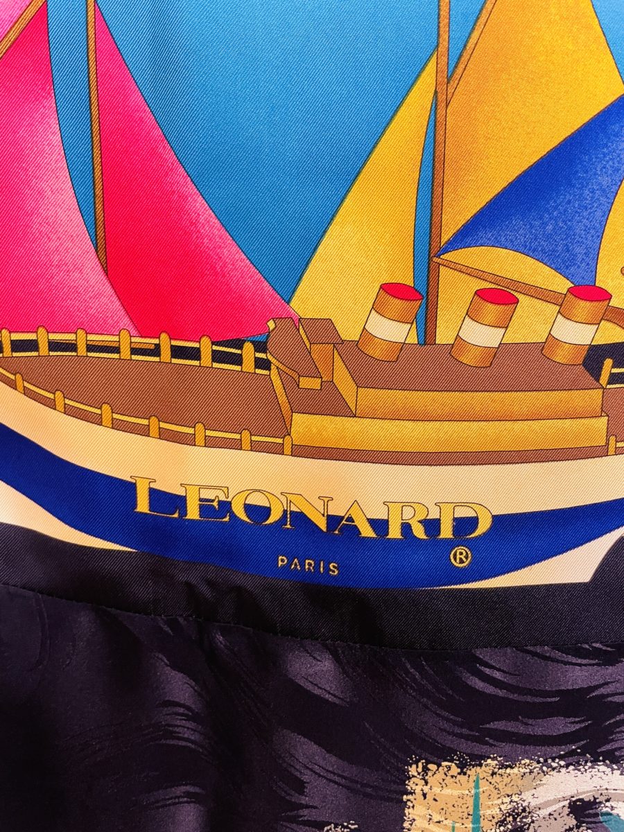 GRAND FOULARD - 100% soie - Pièce unique