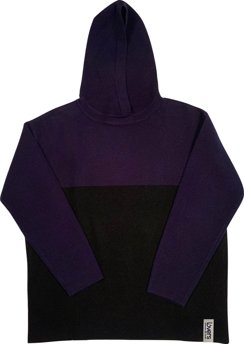 HOODIE BICOLORE MIXTE - 2 FILS - L/38