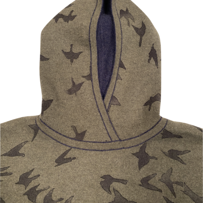 HOODIE MIXTE RÉVERSIBLE IMPRIMÉ - L/7 PB